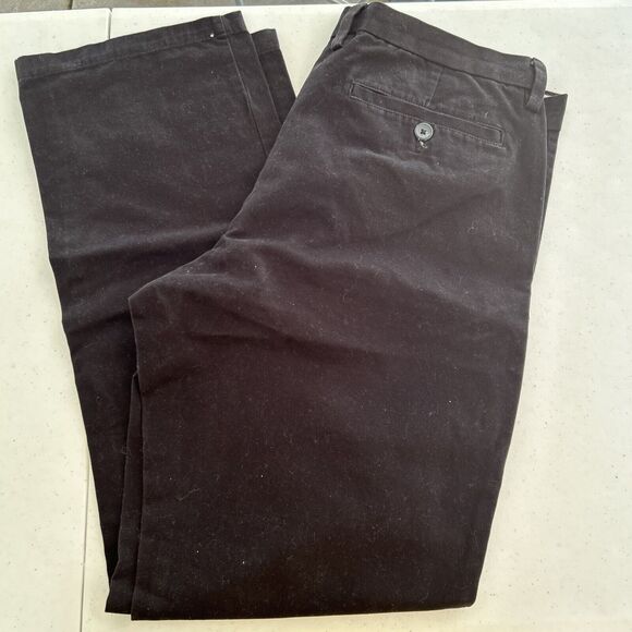 Old Navy Pants Men's Classic‎ Straight Khaki Black  36x34 - Picture 1 of 6